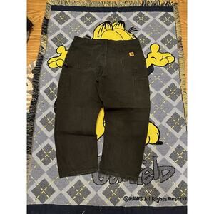 Vintage Faded Black Carhartt Carpenter Pants